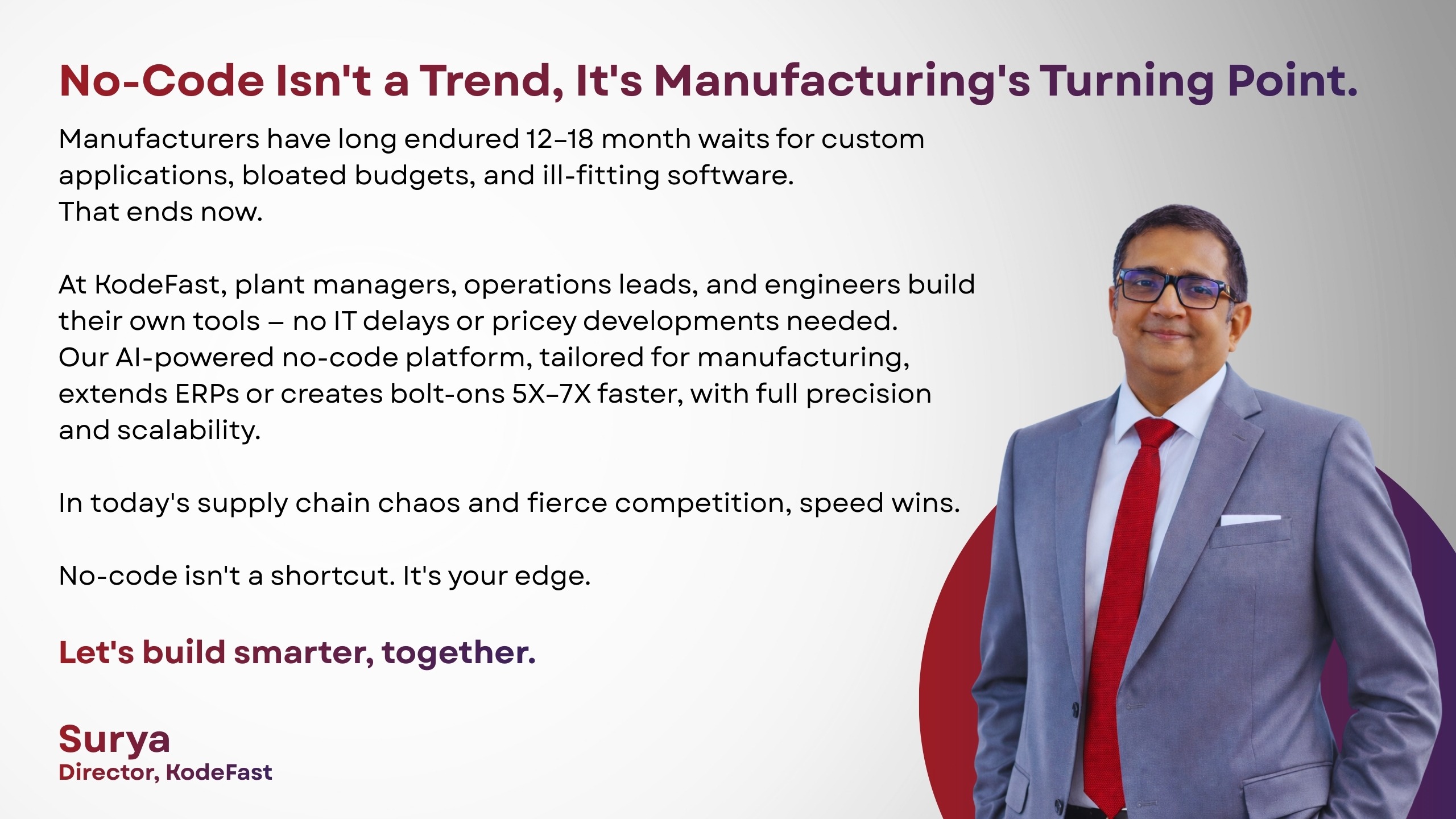 Message From Leadership - Surya